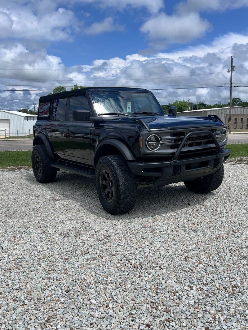 Black lifted Ford Bronco after full reconditioning by Grimeaway Autoworks